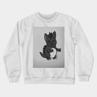 B&W Cutie Chupacabra Crewneck Sweatshirt